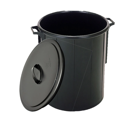 Tonneaux pour déchets ou réservoirs, noir, 50l _1