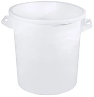 Réservoirs, blanc, 50L, 40 cm Ø, H: 47 cm, fond 36.3 cm Ø