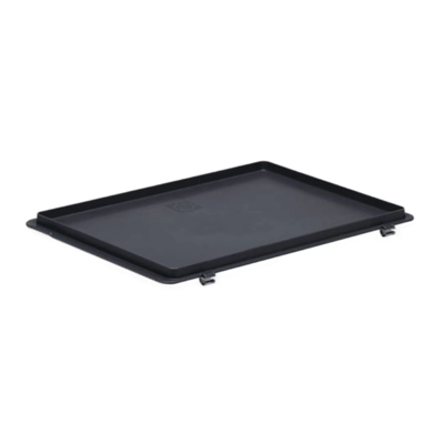 Couvercle à charnière pour bac empilable 40 x 60cm avec couvercle à charnière et fermeture intégrée_1
