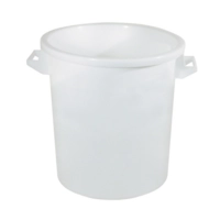 Vorratstonne weiss ohne Deckel, 35 l, Ø 34.5 cm, H: 41 cm, Boden Ø 31.3 cm