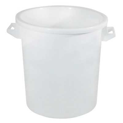 Vorratstonne weiss ohne Deckel, 50 l, Ø 40 cm, H: 47 cm, Boden Ø 36.3 cm_1