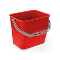 Putz-Eimer rechteckig rot, 12l 