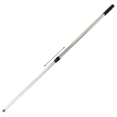 Manche telescopique aluminium, L: 83-146 cm, avec  filetage DIN_1