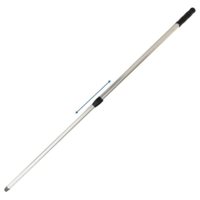 Manche telescopique aluminium, L: 83-146 cm, avec  filetage DIN
