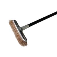 Brosse métallique 23 cm, avec manche 138 cm 