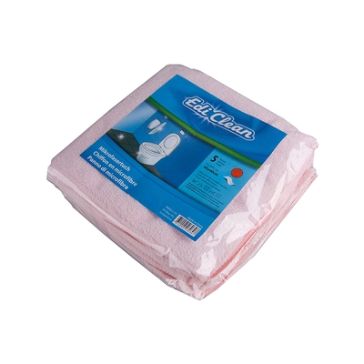 Micro chiffon de peluche rose, 40 x 40 cm _1