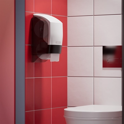 Katrin Toilettenpapierspender System, weiss,  312 x 152 x 172 mm_2