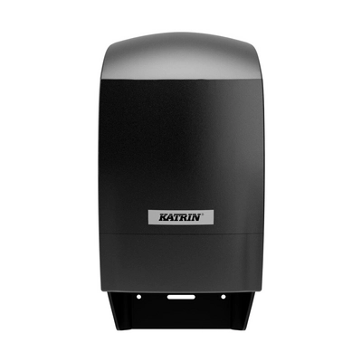Katrin Toilettenpapierspender System, schwarz,  312 x 152 x 172 mm_3