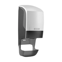 Katrin Toilettenpapierspender System, weiss,  mit Hülsenfänger, 400 x 152 x 172 mm