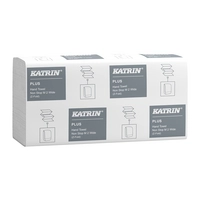 Katrin, Non-Stop M2 Plus Handtücher, 2-lagig,  hochweiss, Z-Falz, 24 x 24 cm