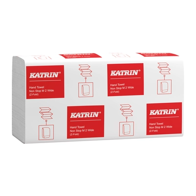 Katrin, Non-Stop M2 Handtücher, 2-lagig, weiss, Z-Falz, 24 x 24 cm_1