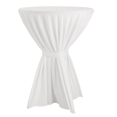 Housses pour tables-bar Ambiente, blanc 80-90 cm _1