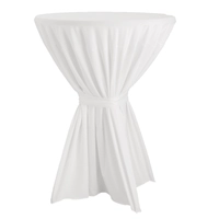 Housses pour tables-bar Ambiente, blanc 80-90 cm 