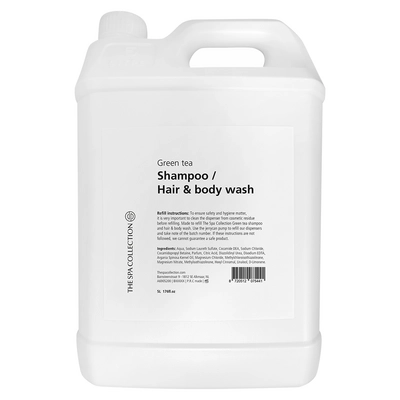 SPA Collection Pumpdispenser, Duschgel/Shampoo, Green Tea, Bidon à 5 Liter_1