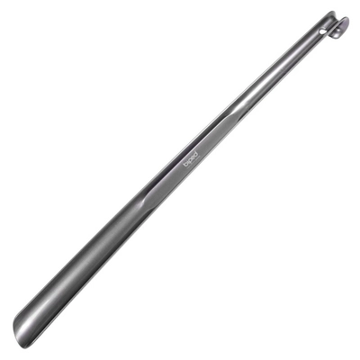 Schuhlöffel aus Kunststoff, 65 cm mit Haken metallic-anthrazit_1