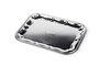 Plateau party, rectangulaire, 41x31 cm, inox, poli 