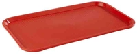 GN 1/1 Fast Food-Tablett, 53 x 32.5 cm, H: 2 cm Polypropylen, rot_1