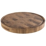 Profi Planche à buffet chêne, Ø 39 cm, H: 4.5 cm en bois chêne