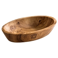 Olive Bol, 12 x 7.5 cm, H: 2.5 cm, en bois d'olivier_1