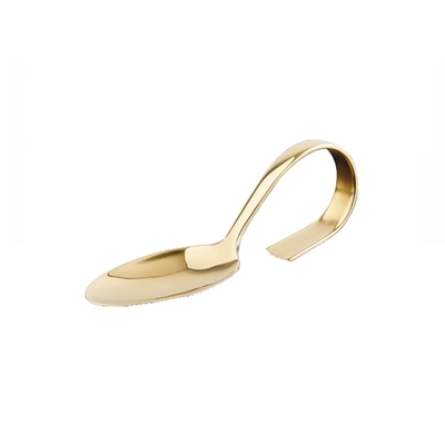 Gourmetlöffel Classic, Länge: 12 cm 18/8 Edelstahl, Gold-Look_1