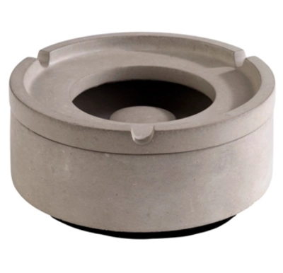  Element Cendrier-vent, Ø 10.5 cm, H:5 cm, gris,  béton_1