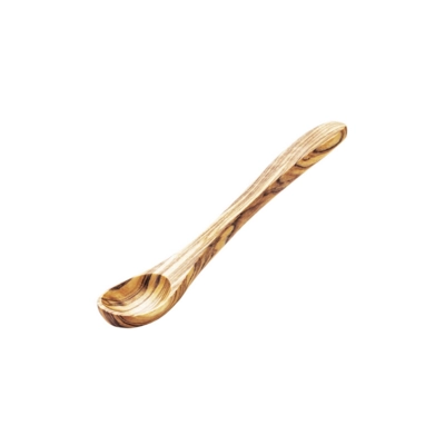 Cuillère à service bois d'olivier, set 2, L: 14 cm _1