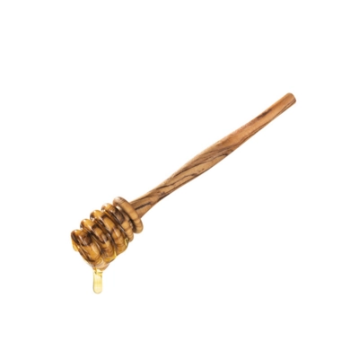 Olive Honiglöffel, L: 15 cm aus Olivenholz _1