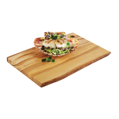 Olive Planche de service, 25 x 17 cm, H: 1.5 cm, en bois d'olivier_1
