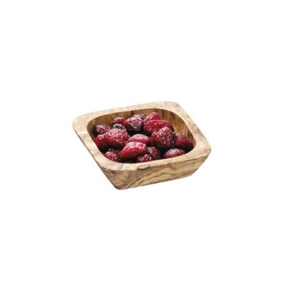 Olive Schale eckig mit Fach, 7.5 x 7.5 cm, 0.05 l, H: 2.5 cm, Olivenholz_2