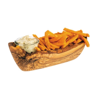 Olive Schale, 25 x 8.5 cm, H; 7.5 cm, 0.4 l, Olivenholz_2