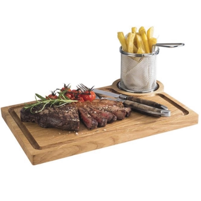 Planche à service Oak, 37 x 25 cm, H: 2 cm en bois chêne_2