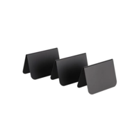 Chevalets de table, set à 10, 7.5 x 3.5 cm, H:5cm 