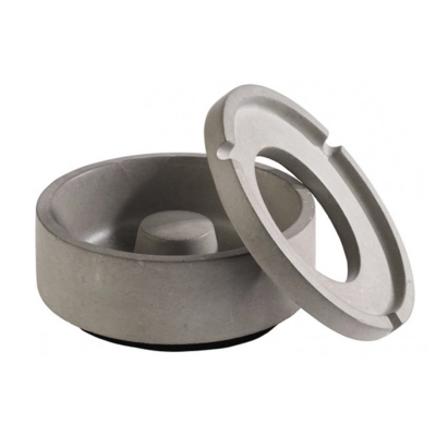  Element Cendrier-vent, Ø 10.5 cm, H:5 cm, gris,  béton_2