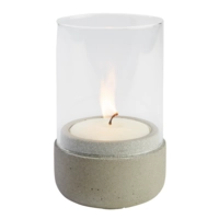 Element Windlicht, Ø 7.5 cm, H: 13 cm Beton