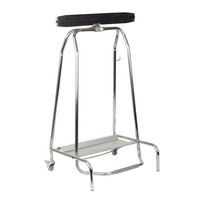 Tret-Beutelhalter, 59 x 43 cm, H: 96 cm Edelstahl