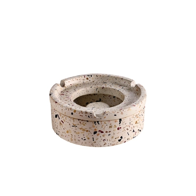 Terrazzo Windaschecher, Ø 10.5 cm, H: 5 cm  _1