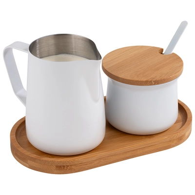 Milch- und Zucker-Set Miluro, Kanne Ø 8 cm,  H: 10 cm, 35 cl, Dose Ø 8 cm, H: 6.5 cm, 20 cl_2