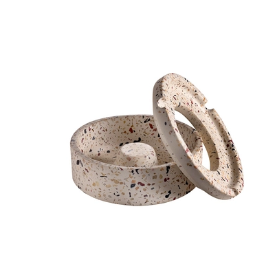 Terrazzo Windaschecher, Ø 10.5 cm, H: 5 cm  _2