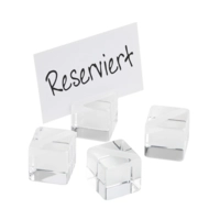 Porte-carte, set à 4, je 3 x 3 cm, H: 3 cm 