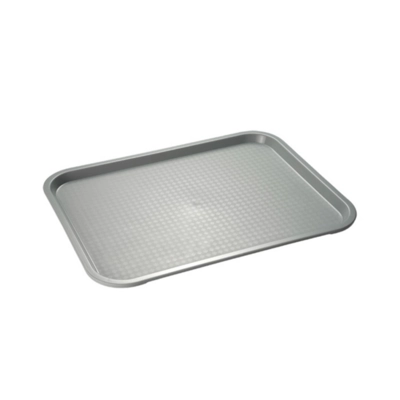 Fast Food-Tablett, 41 x 30.5 cm, H: 2 cm Polypropylen, grau_1