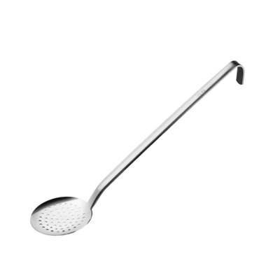Schaumlöffel gelocht, 10 cm Ø, L: 40.5 cm 18/8 Edelstahl_1