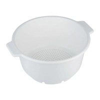 Passoire Ø 35.5 x 40.5 cm, H: 18.5 cm, blanc 