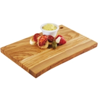 Servierbrett Olive, 30 x 20.5 cm, H: 2 cm Olivenholz