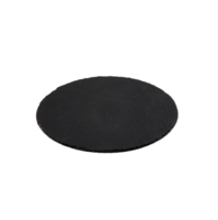 Naturschieferplatte rund Morra, Ø 22 cm, Materialstärke 6-9 mm