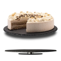 Tortenplatte drehbar, Ø 32 cm, H: 2.5 cm Naturschieferplatte