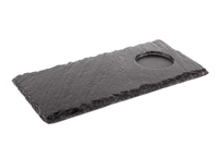 Naturschieferplatte Morra, 25 x 12 cm, Materialstärke 6-9 mm_1