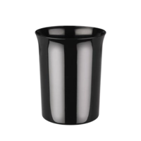 Tischrestebehälter, Ø 11 cm, H: 14 cm, schwarz Polypropylen