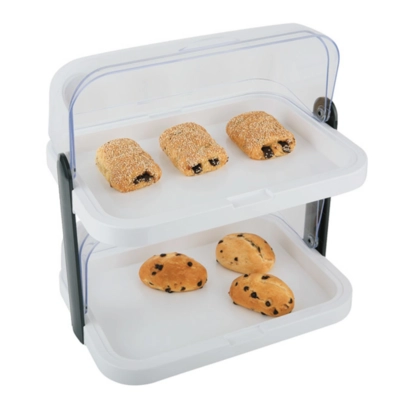 Buffet-Vitrine Doppeldecker, 44 x 32 cm, H: 44 cm _1