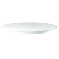 Présentoir pour gateaux/tartes, 31 cm Ø, H: 4 cm, en melamine blanc
