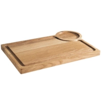 Servierbrett Oak, 37 x 25 cm, H: 2 cm Eichenholz